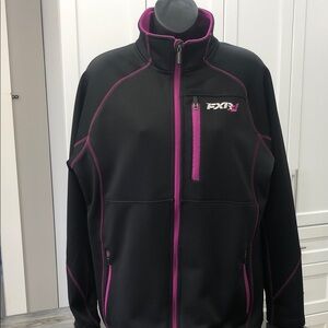FXR Softshell Jacket – Black with Purple Accents – Women’s Size 12